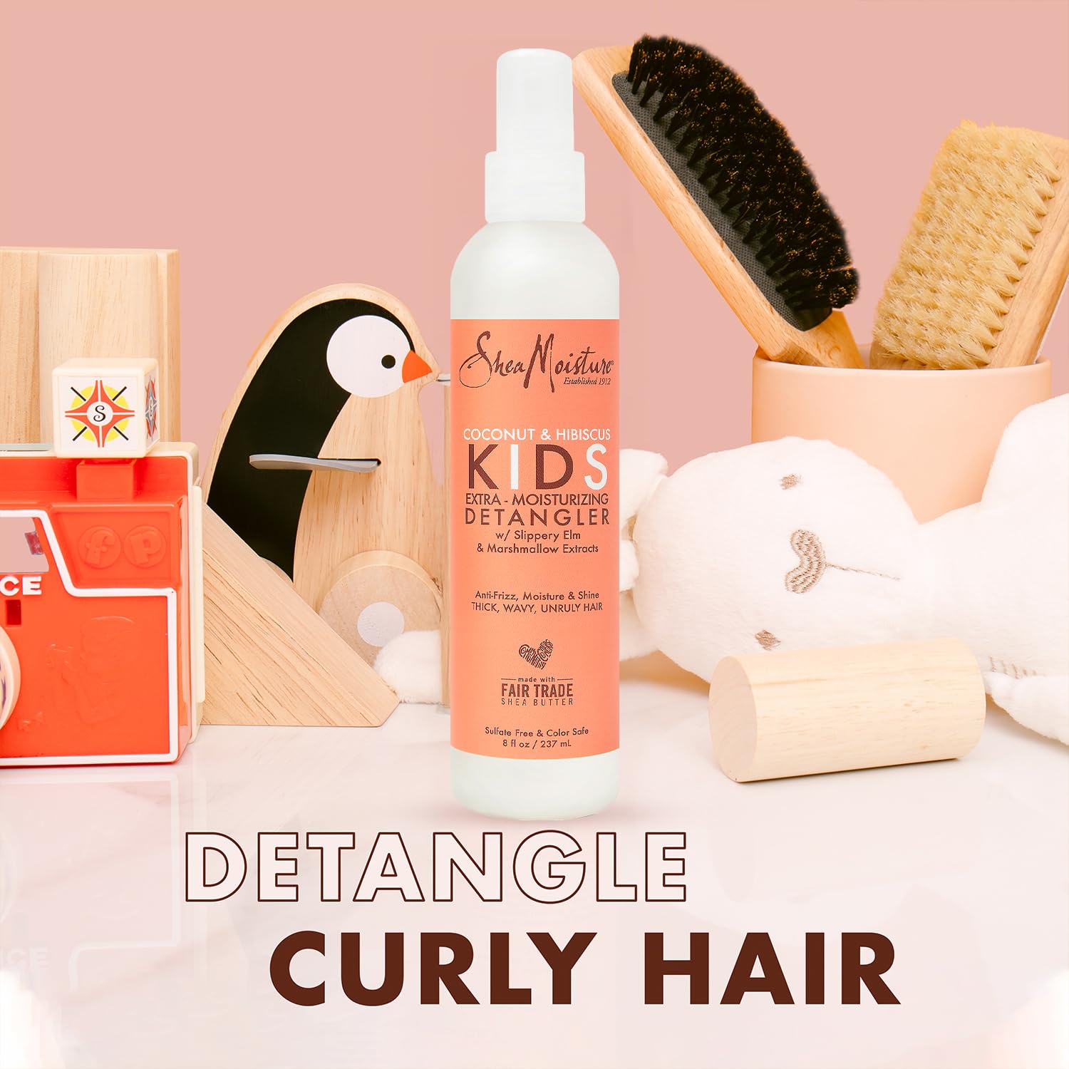 Sheamoisture Kids Mango & Orange Blossom scent bottle with kid-friendly fragrance