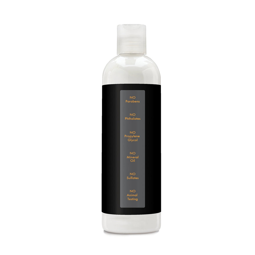 Visual emphasis on aloe and African Black Soap ingredients