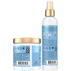 SheaMoisture Manuka Honey Yogurt Leave-In Cream Swirl highlights intense moisture for dry hair.
