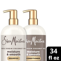 SheaMoisture Moisture & Smooth with coconut-vanilla scent for a refreshing wash experience.