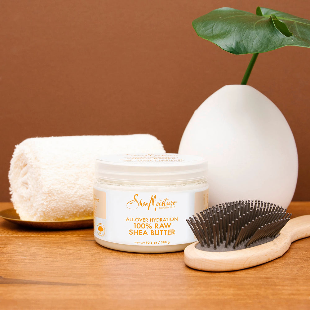 No harmful ingredients badge from SheaMoisture highlights absence of sulfates and parabens