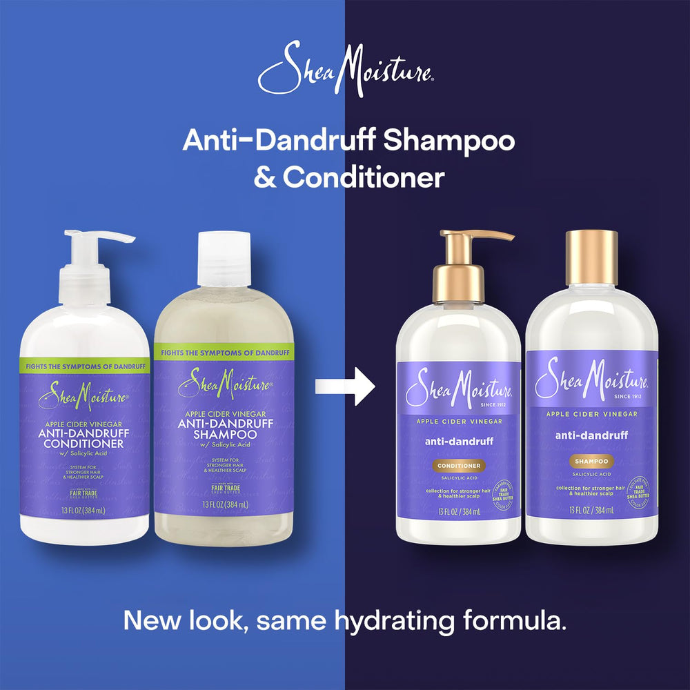 SheaMoisture packaging showcasing complete hair care system for healthier routine.