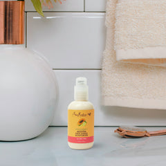 SheaMoisture Papaya Vitamin C closeup of fruit for brightening routines.