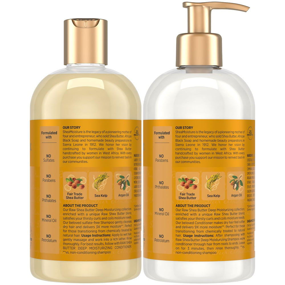 SheaMoisture Raw Shea Butter Conditioner tube aids detangling for smooth styling