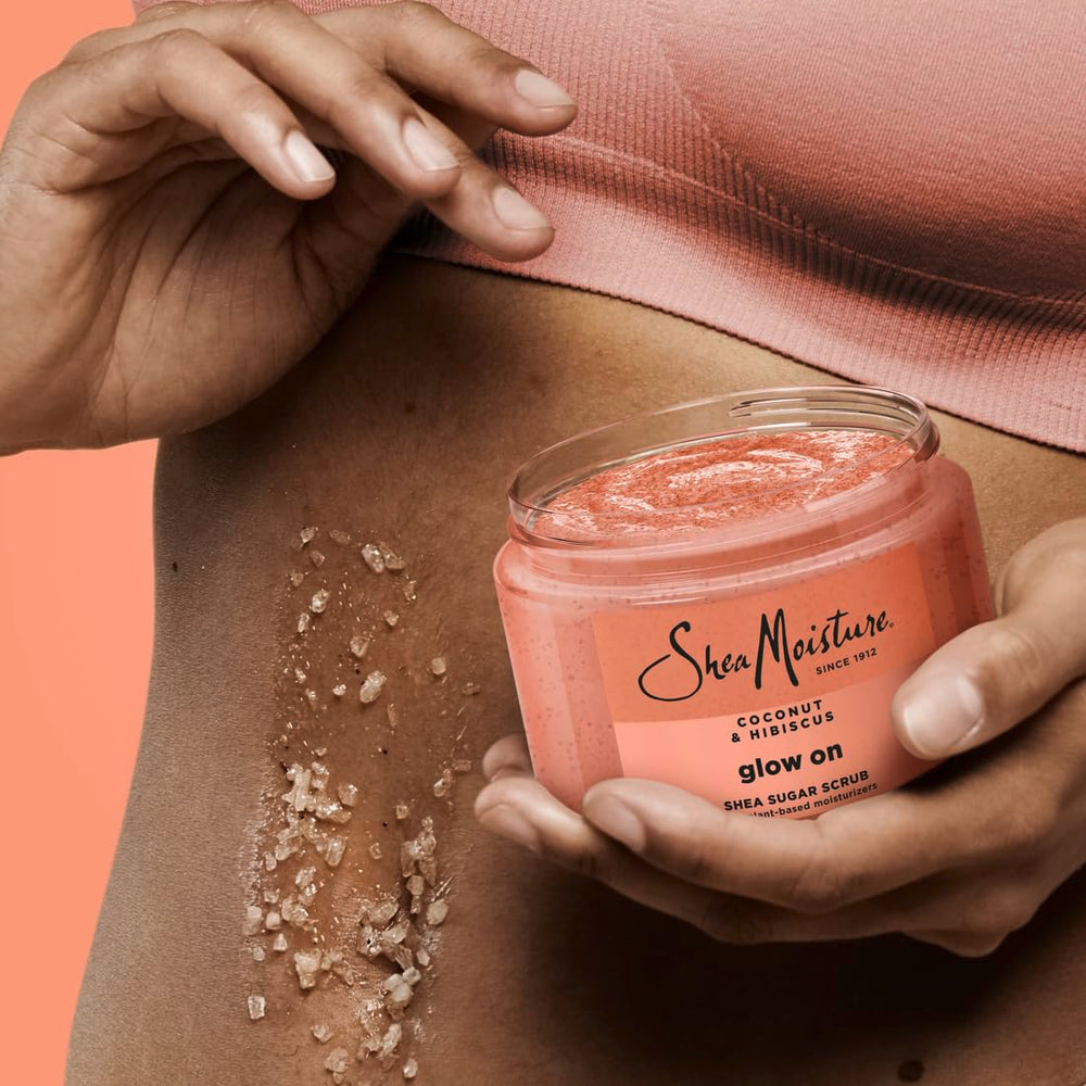 SheaMoisture fair-trade shea butter imagery signals deep, lasting moisture