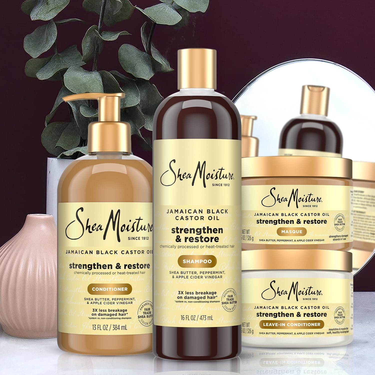 SheaMoisture Shea Butter ingredient closeup highlights rich nourishing properties