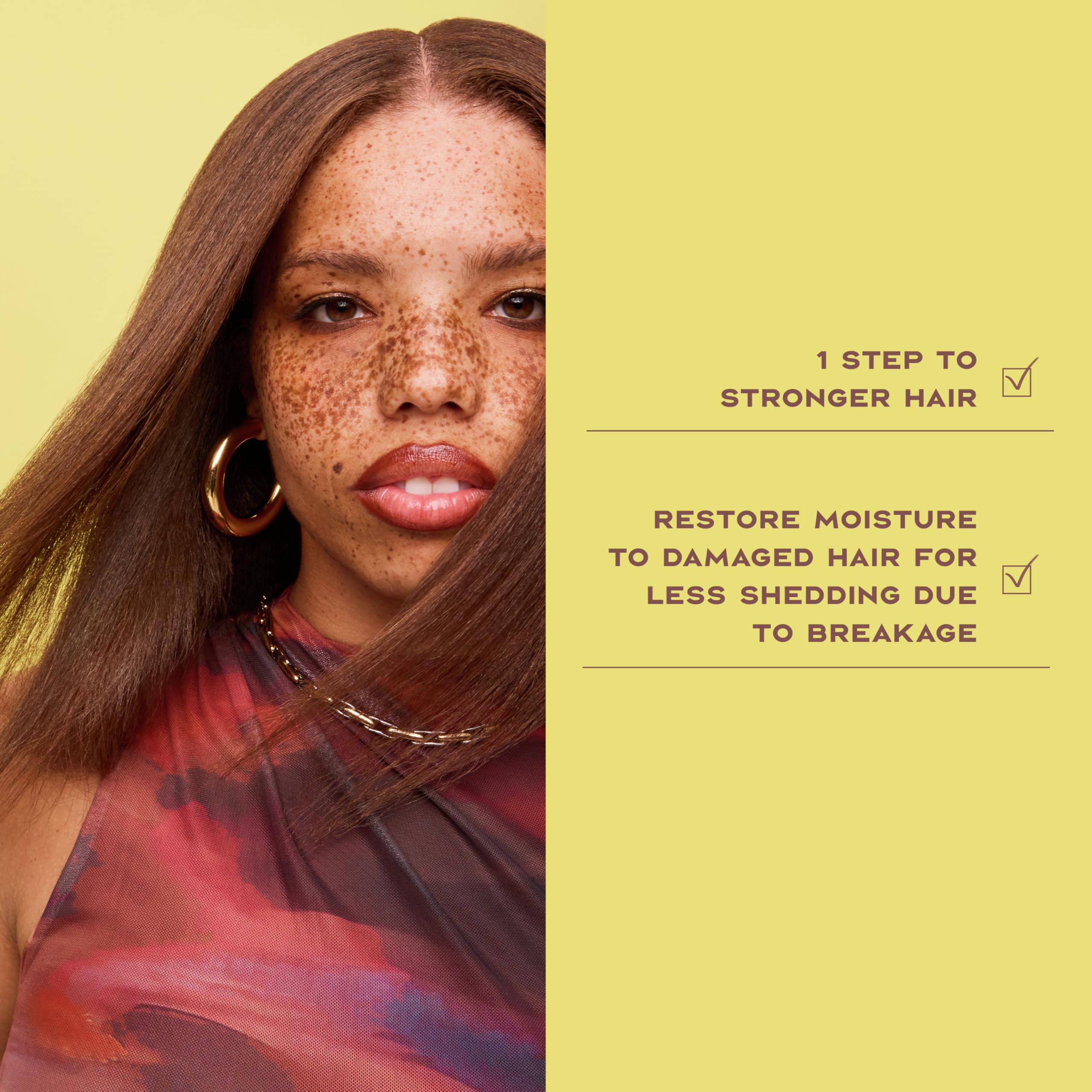SheaMoisture Strengthen & Restore packaging emphasizes sulfate-free and paraben-free claims