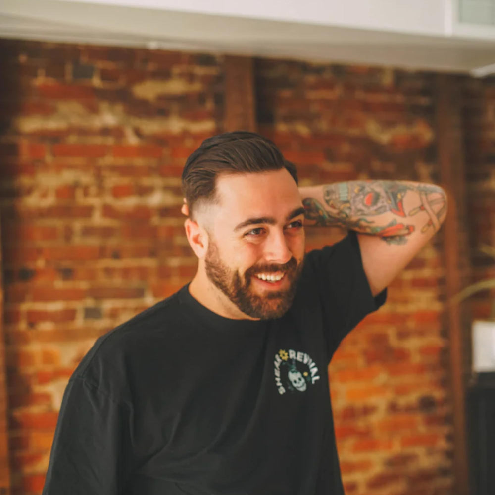 Orange and oakmoss scent from Shear Revival pomade for refreshing grooming ritual