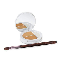 Sheer Cover Studio light and dark concealer swatches blend for a precise color match.