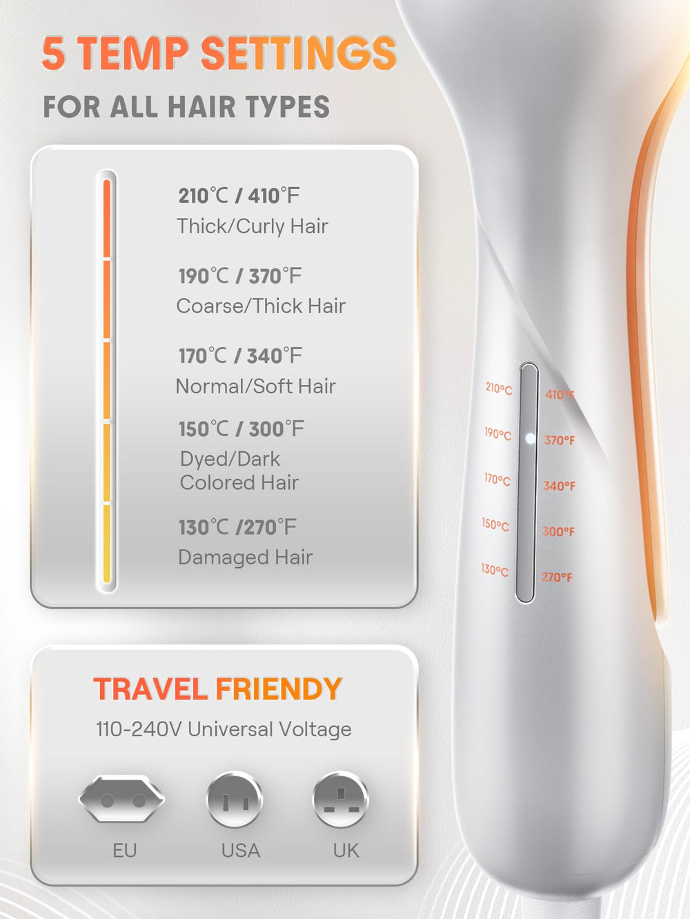 SHEGLAM Beach Babe Waver negative ions help reduce frizz and static.