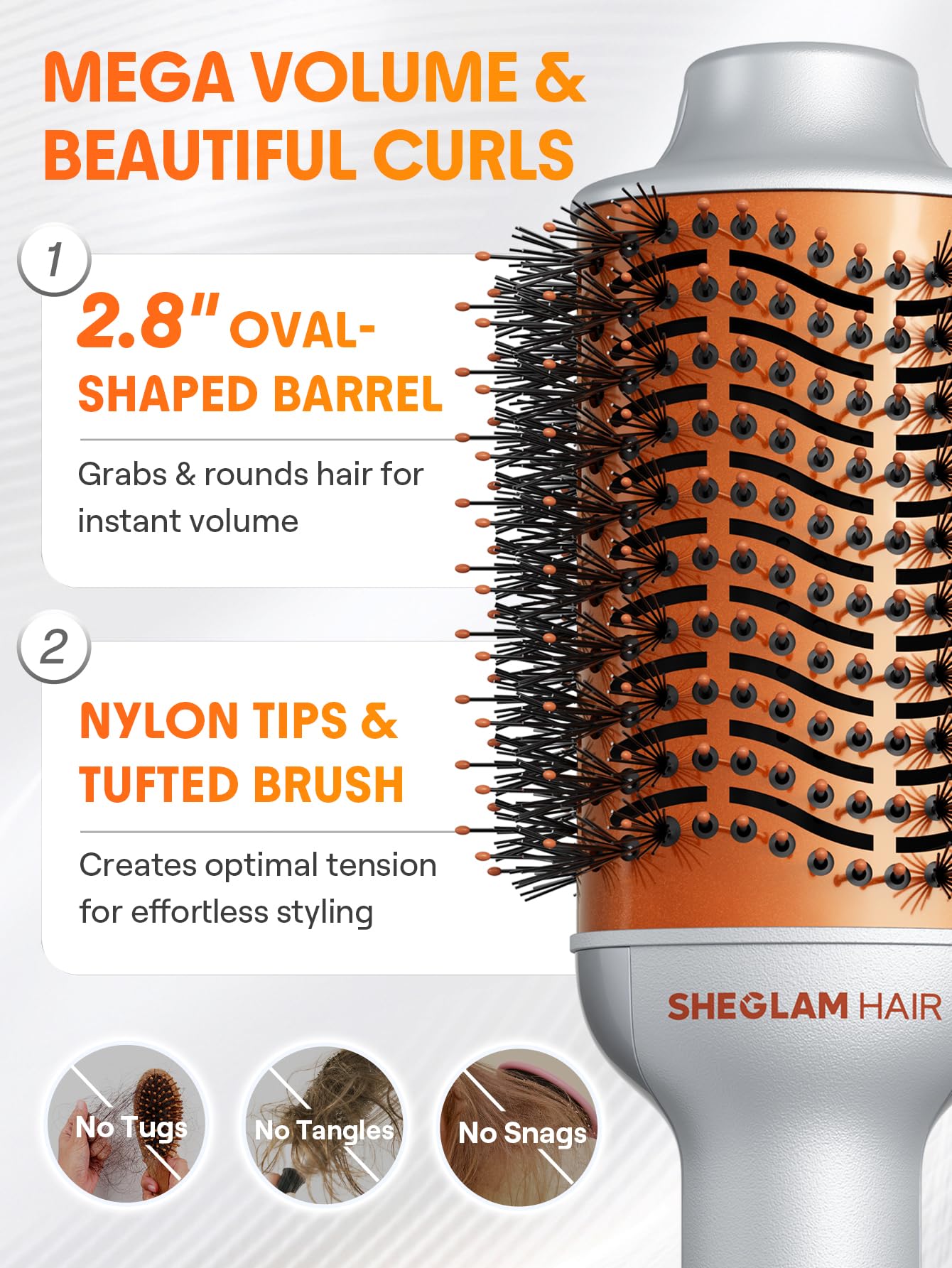 SHEGLAM heat-settings-330f-300f-265f adjustable heat for all hair types.