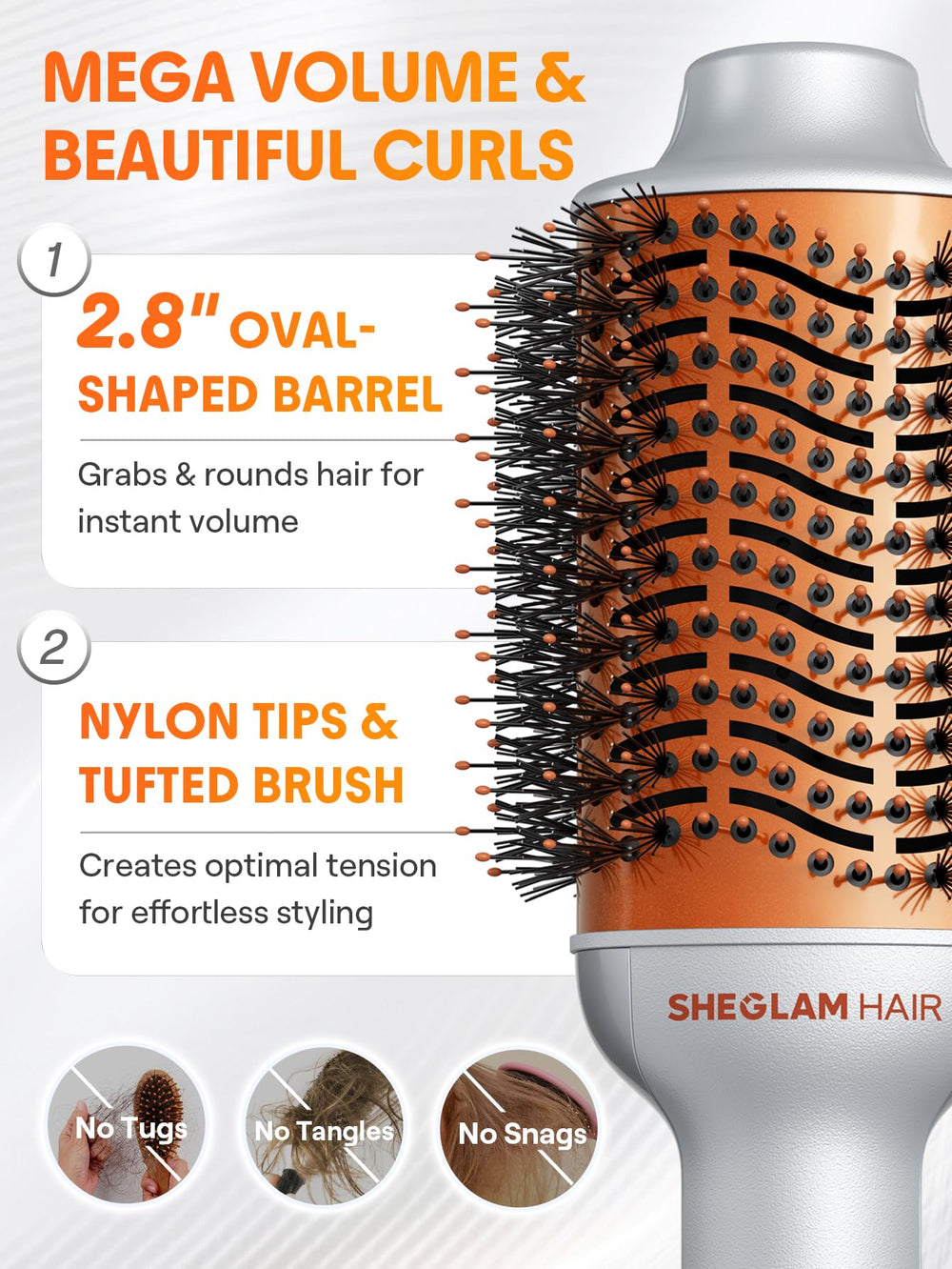 SHEGLAM heat-settings-330f-300f-265f adjustable heat for all hair types.