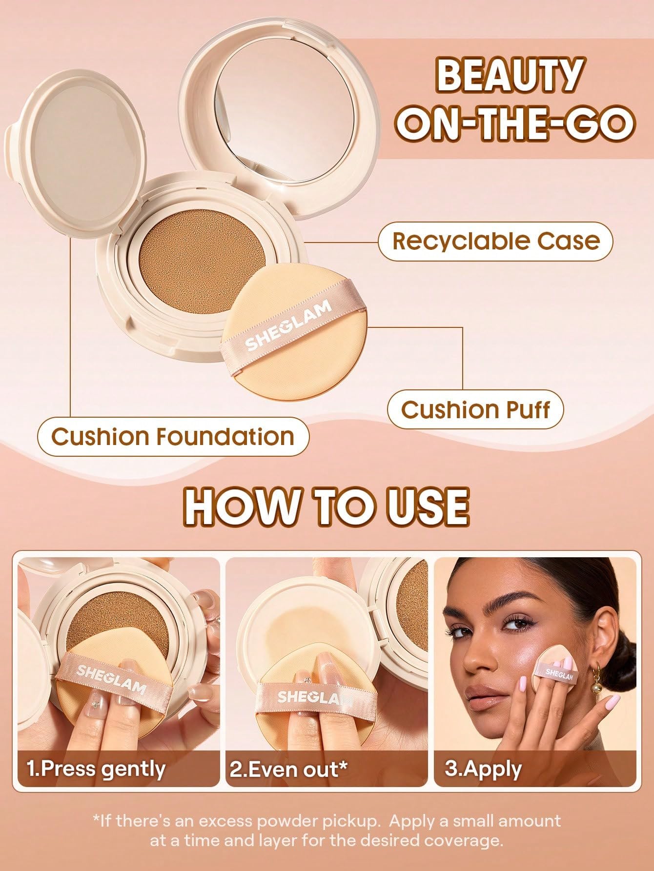 SHEGLAM Lock & Go soft-matte finish close-up showcases velvet-smooth texture.