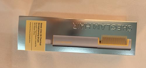 SHEGLAM Straightener Brush suitable for all hair types from fine to thick.