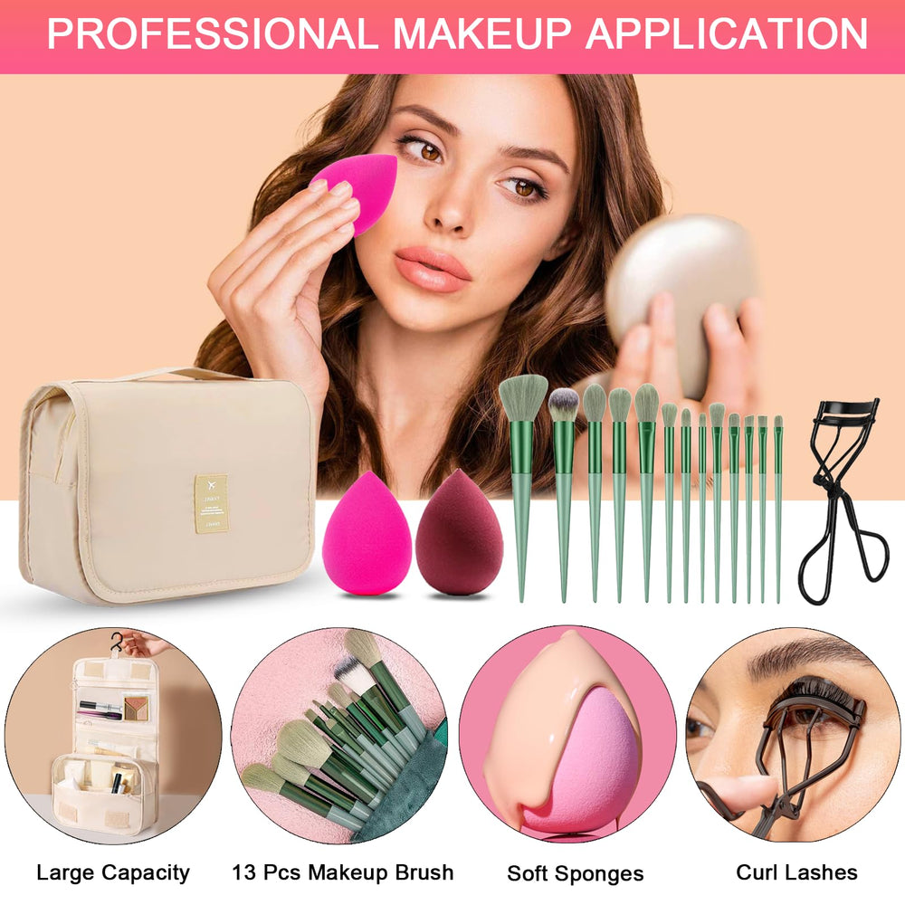 SHELAKIN lipstick lipgloss set offers color and shine.