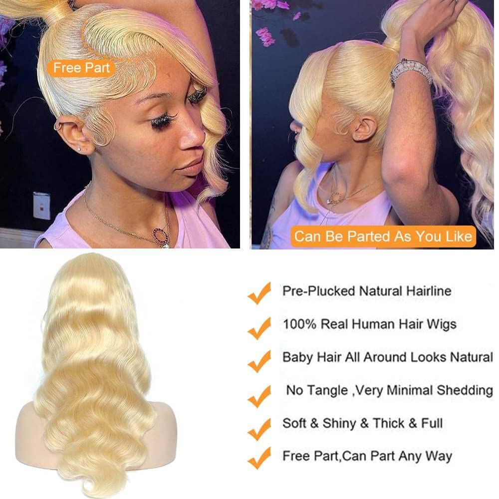 ShengCai 613 bleached knots detail for seamless parting.