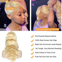 ShengCai 613 bleached knots detail for seamless parting.