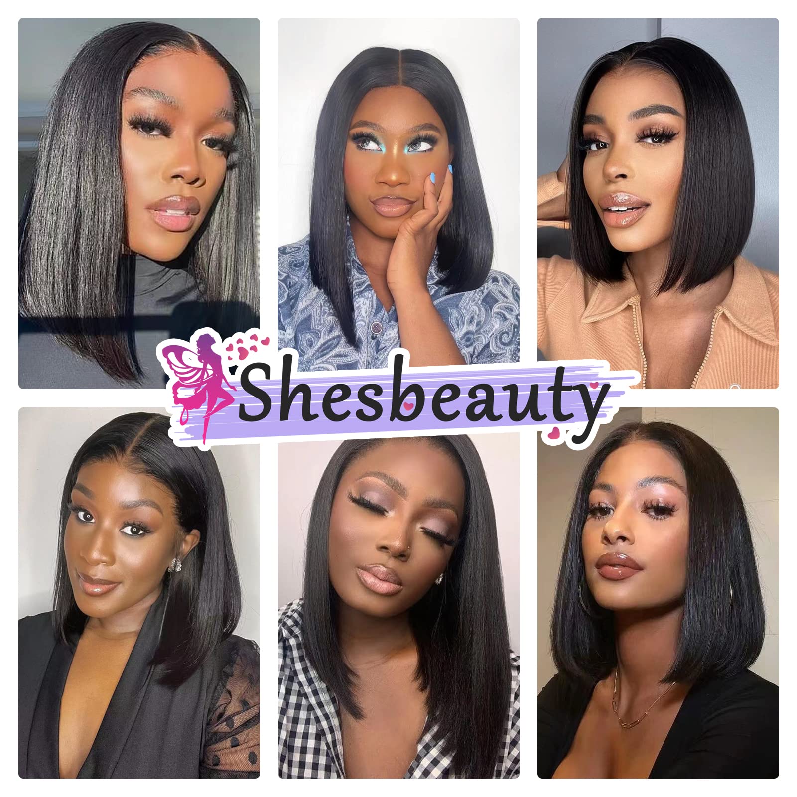 Shesbeauty side-part styling demonstrates versatile parting options for personal style.