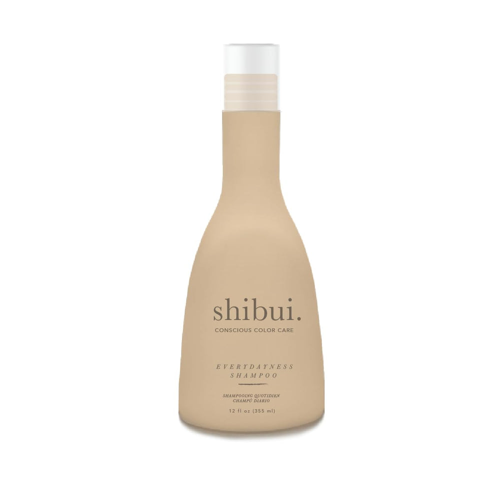 SHIBUI Everydayness Shampoo bottle with gentle cleanse for color-safe hair.