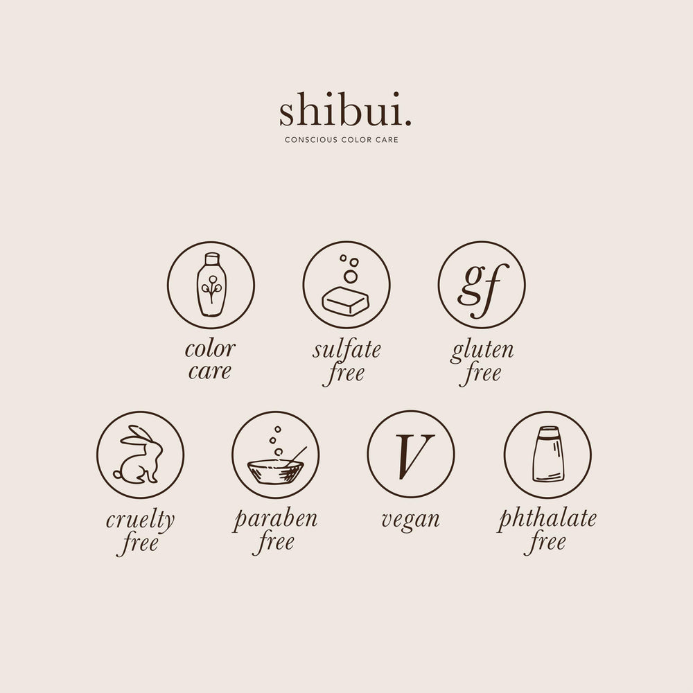 SHIBUI Nourishing Working Spray shows heat protection while adding natural shine.