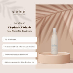 SHIBUI Peptide Polish heat-activation close-up reveals smoothness and glow.
