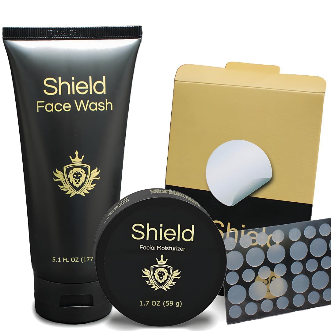 Shield Acne System face wash bottle for oil-control cleansing