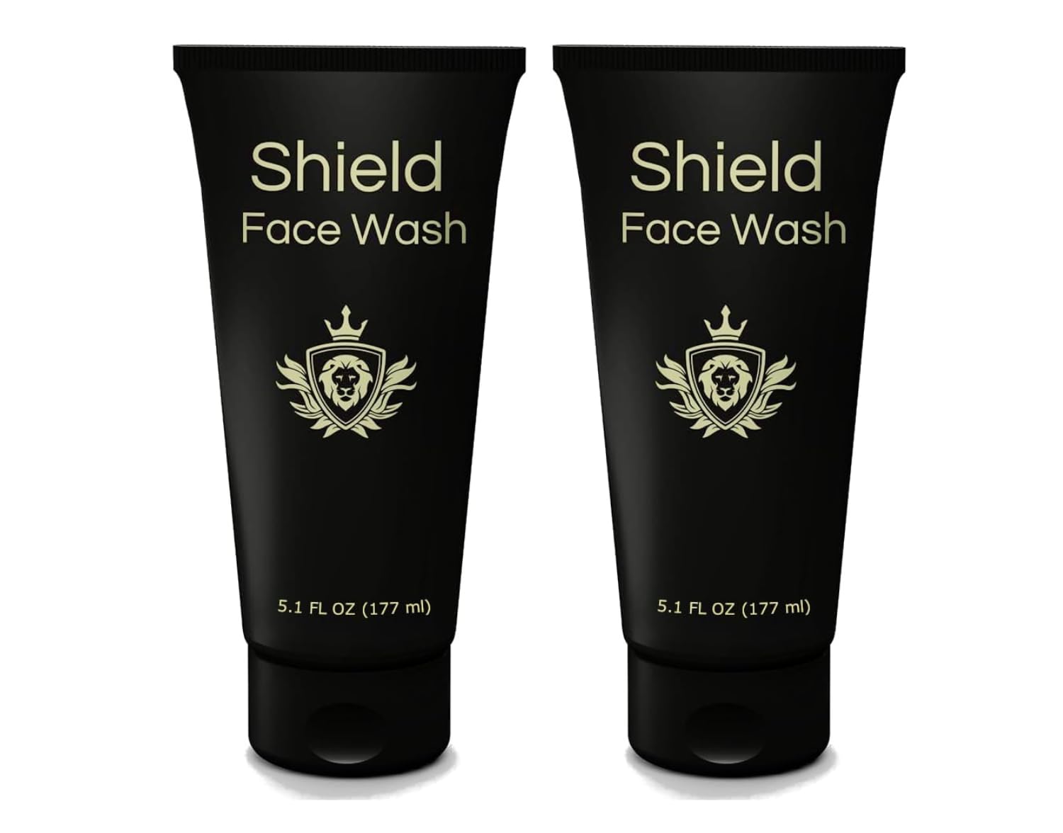 Shield Face Wash bottle with unscented gel for daily deep-clean