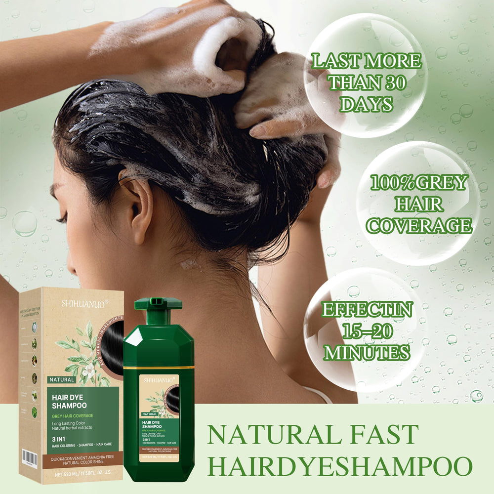 SHIHUANUO safe, ammonia-free formula shown on packaging