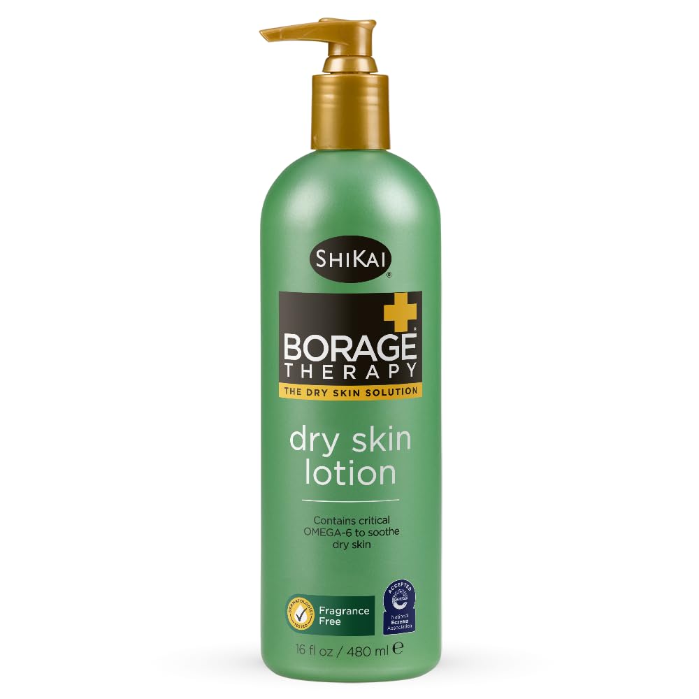 ShiKai Borage Therapy 16oz bottle provides deep hydration for dry skin