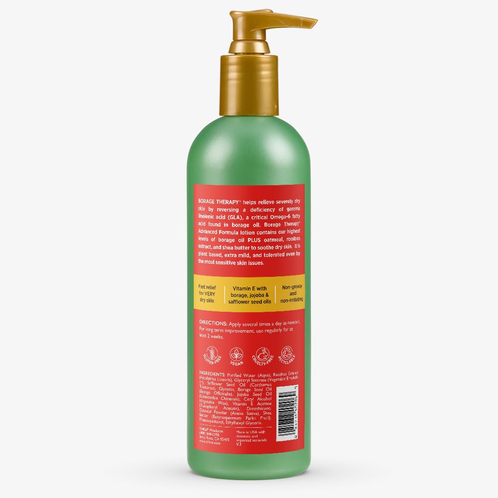 ShiKai Borage Therapy fragrance-free label emphasizes clean skincare.