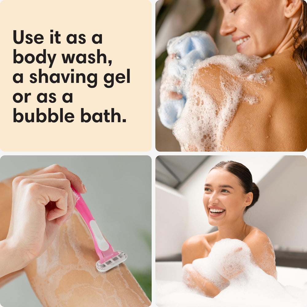 ShiKai Daily Moisturizing Shower Gel yuzu application routine for refreshed skin after shower.