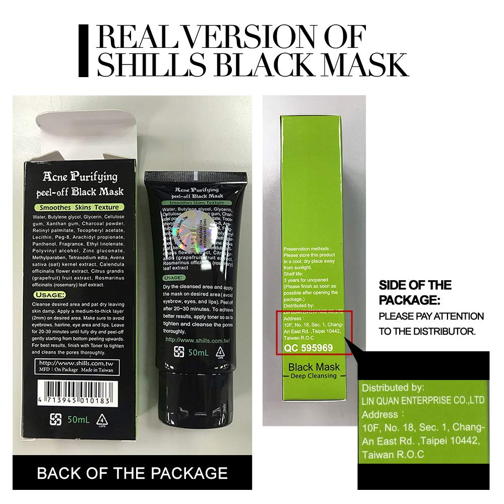 SHILLS peel-off mask drying on face during at-home routine