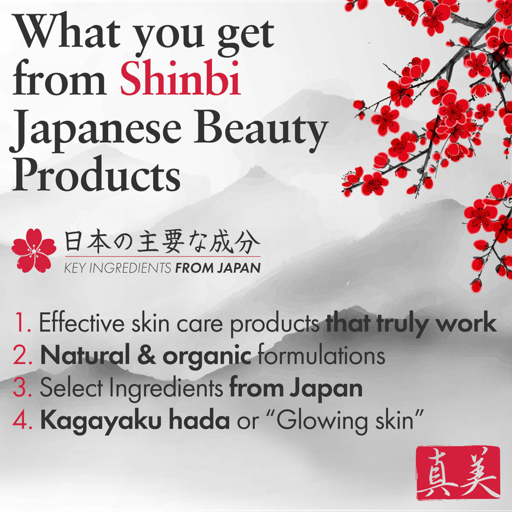 Shinbi Beauty packaging glass jar highlights premium, natural ingredients