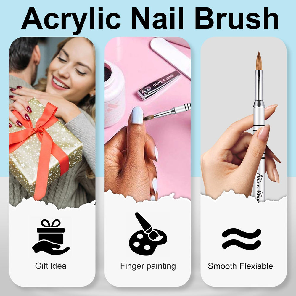 Shine Chance flower-art brush helps create delicate 3D floral designs.