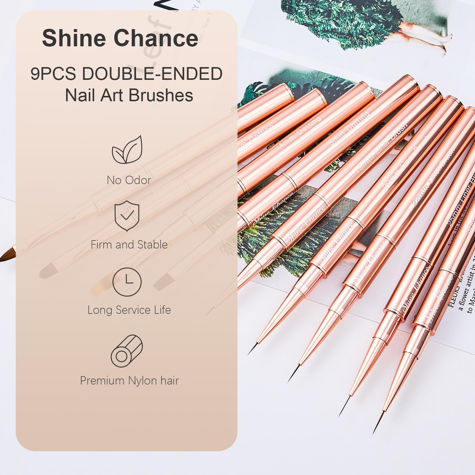ShineChance 3D dotting pen usage demonstrating delicate dot details.