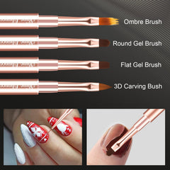 ShineChance double-ended liner brushes for precise lines and intricate nail designs.