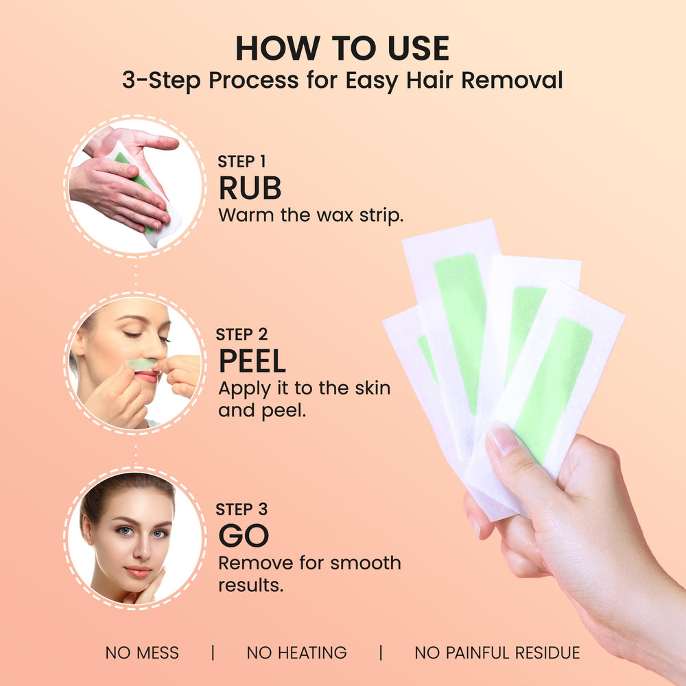 ShineMore at-home waxing kit with blue steel strips for fast results.