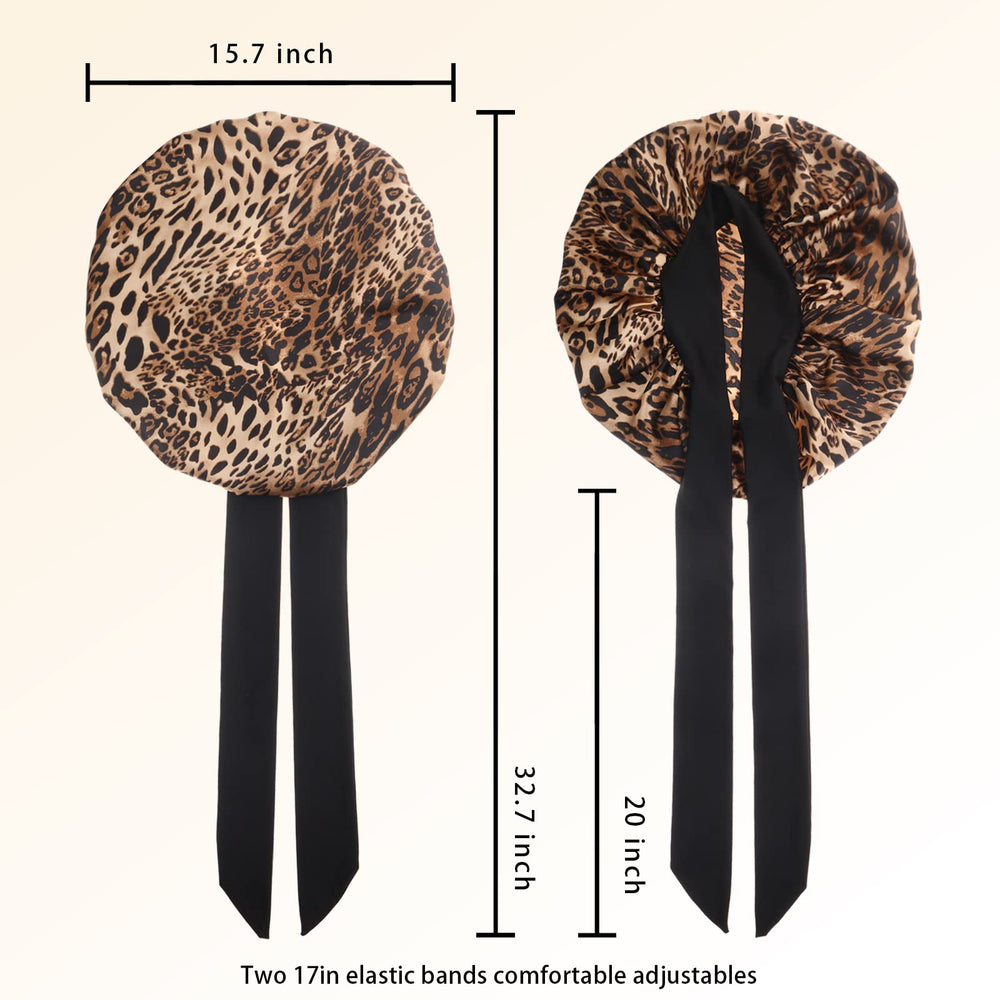 SHINEONME satin bonnet protects hair, reduces friction during sleep