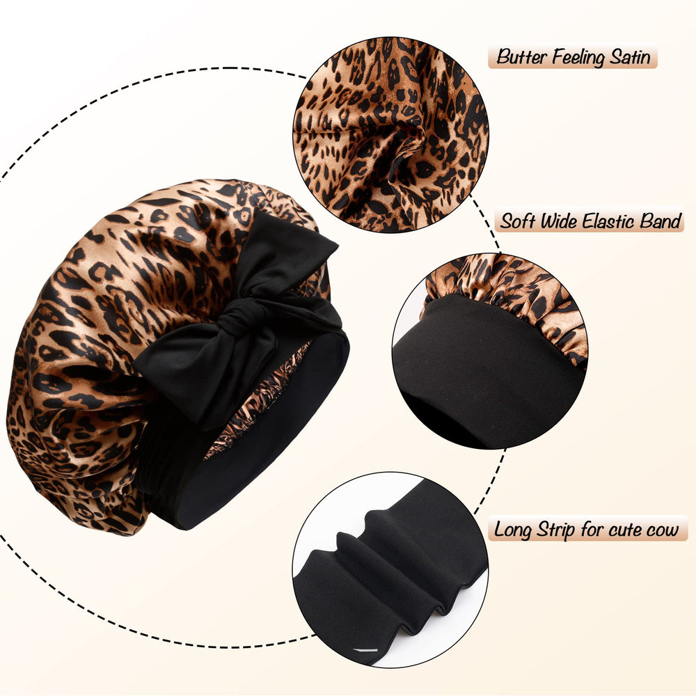 SHINEONME satin bonnet closeup texture highlights smooth fabric feel