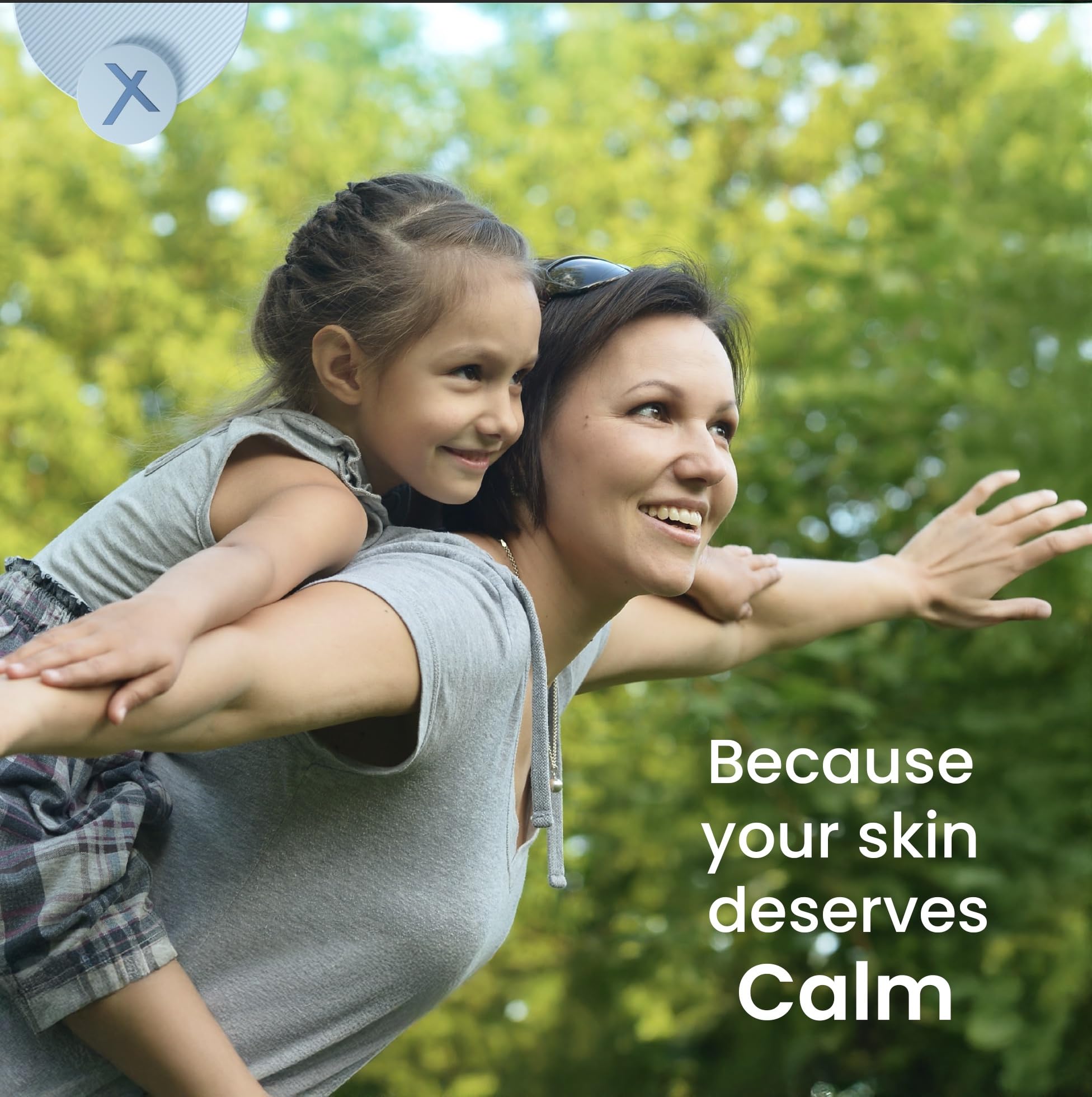 ShingleX Moisturizing Skin Cream texture closeup highlights lightweight, non-greasy absorption.