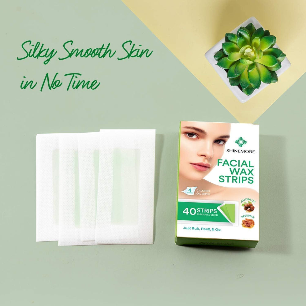 ShineMore calming oil wipes soothe post-wax skin