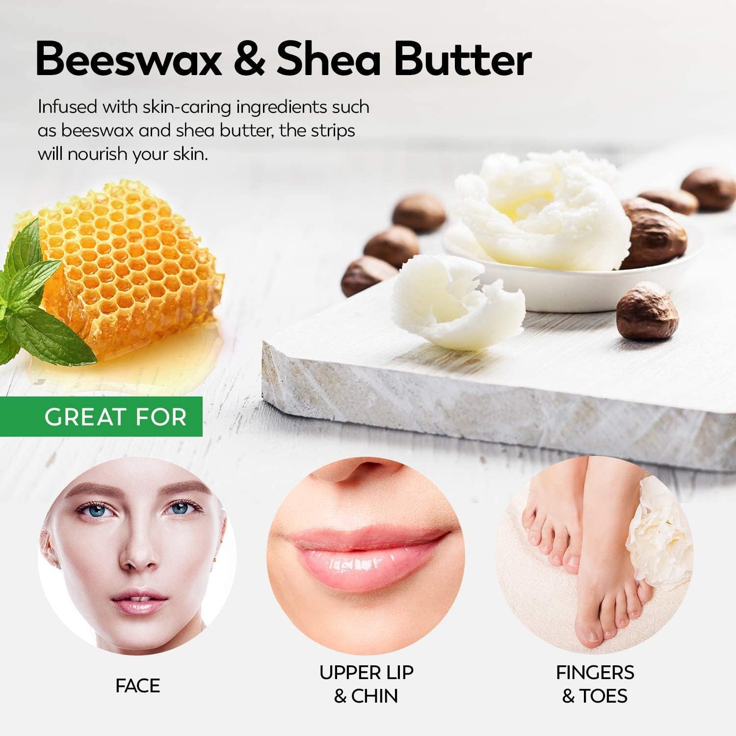 ShineMore wax strip peel shows quick removal with minimal irritation