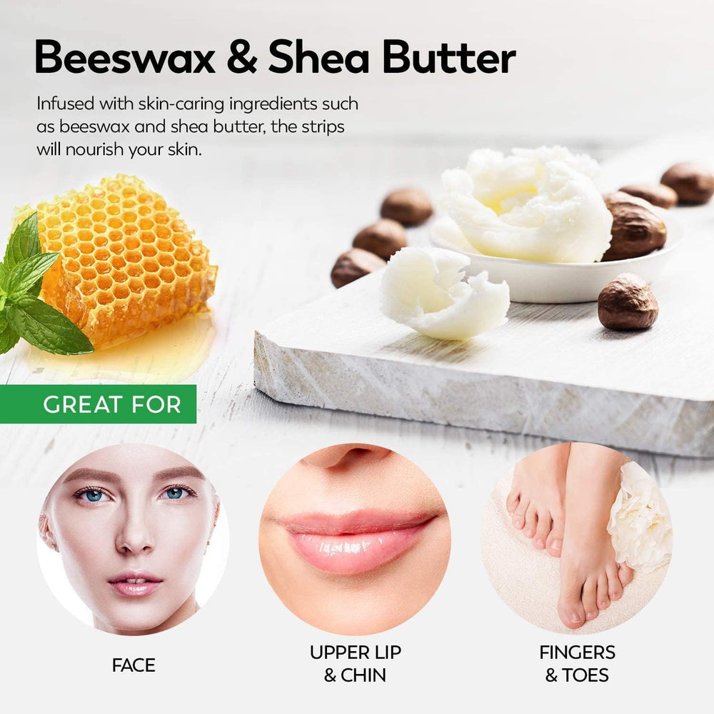 ShineMore wax strip peel shows quick removal with minimal irritation