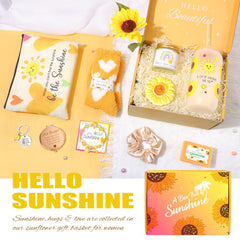 ShinnyWis Makeup Bag Sunflower Print—compact storage for daily essentials.