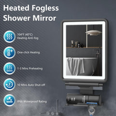 Shinowa mirror displays three lighting colors for different tasks.
