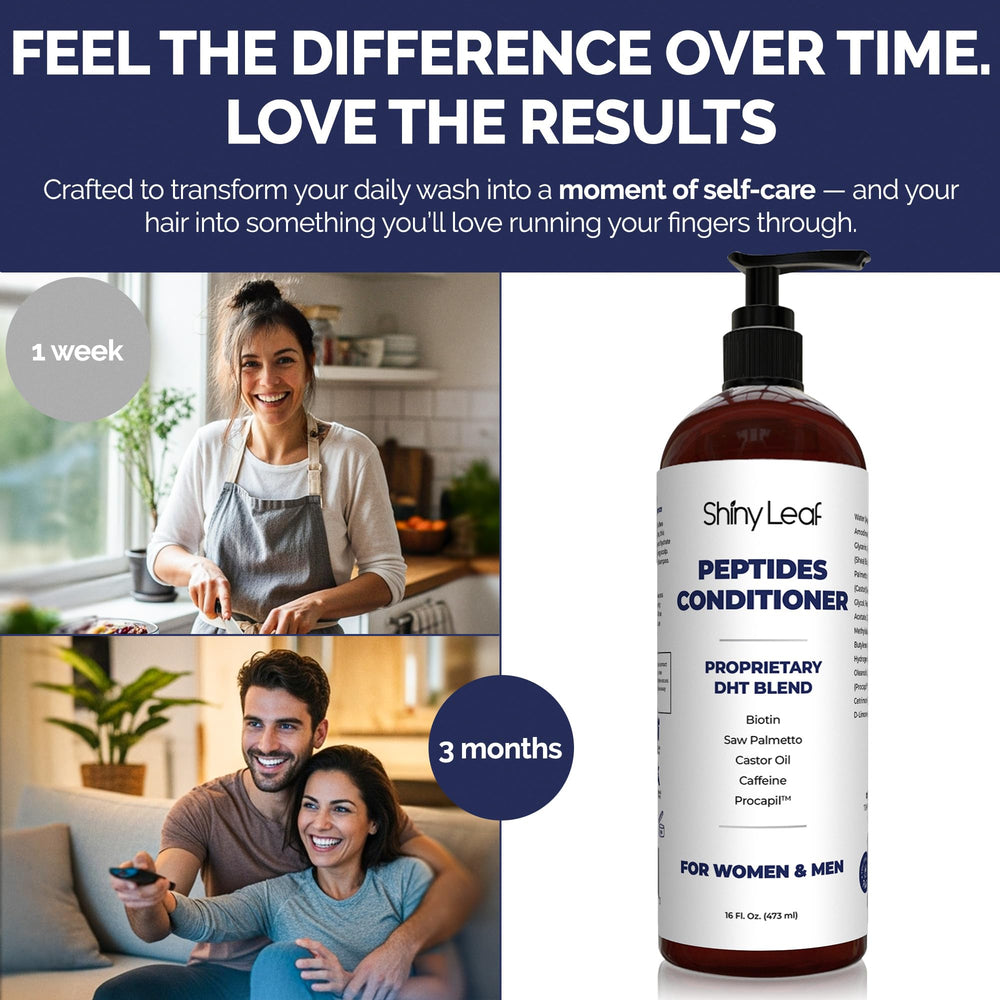 Shiny Leaf nourishes damaged strands with vitamin E and oils