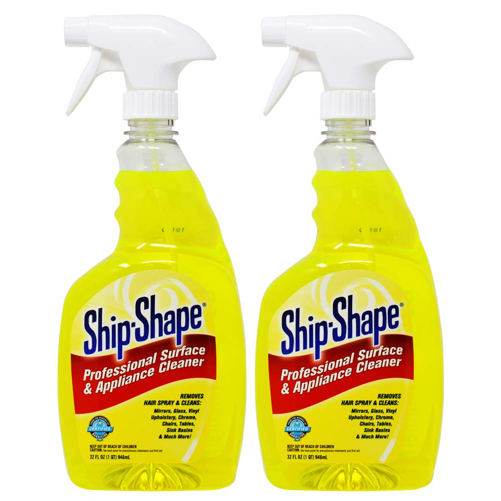 Ship-Shape Comb and Brush Cleaner spray bottle for quick sanitizing and easy brush maintenance.