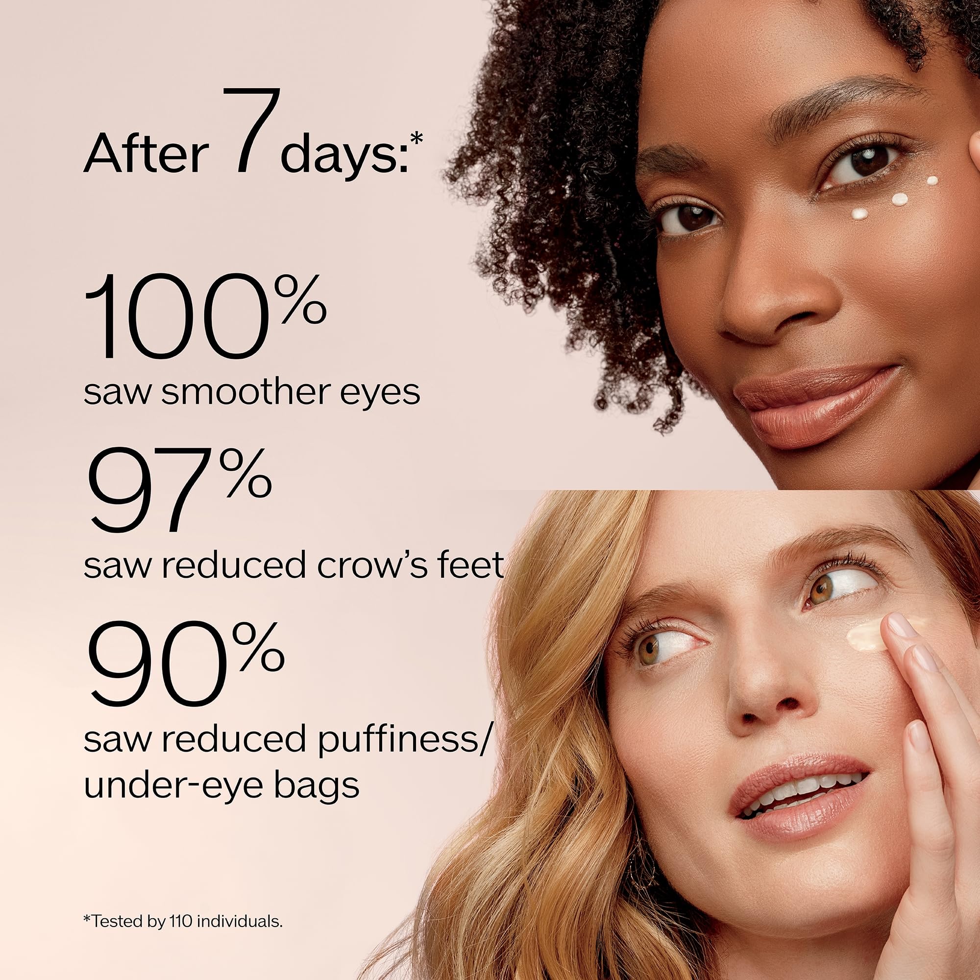 Shiseido Benefiance illustration maps five eye wrinkles for targeted care.