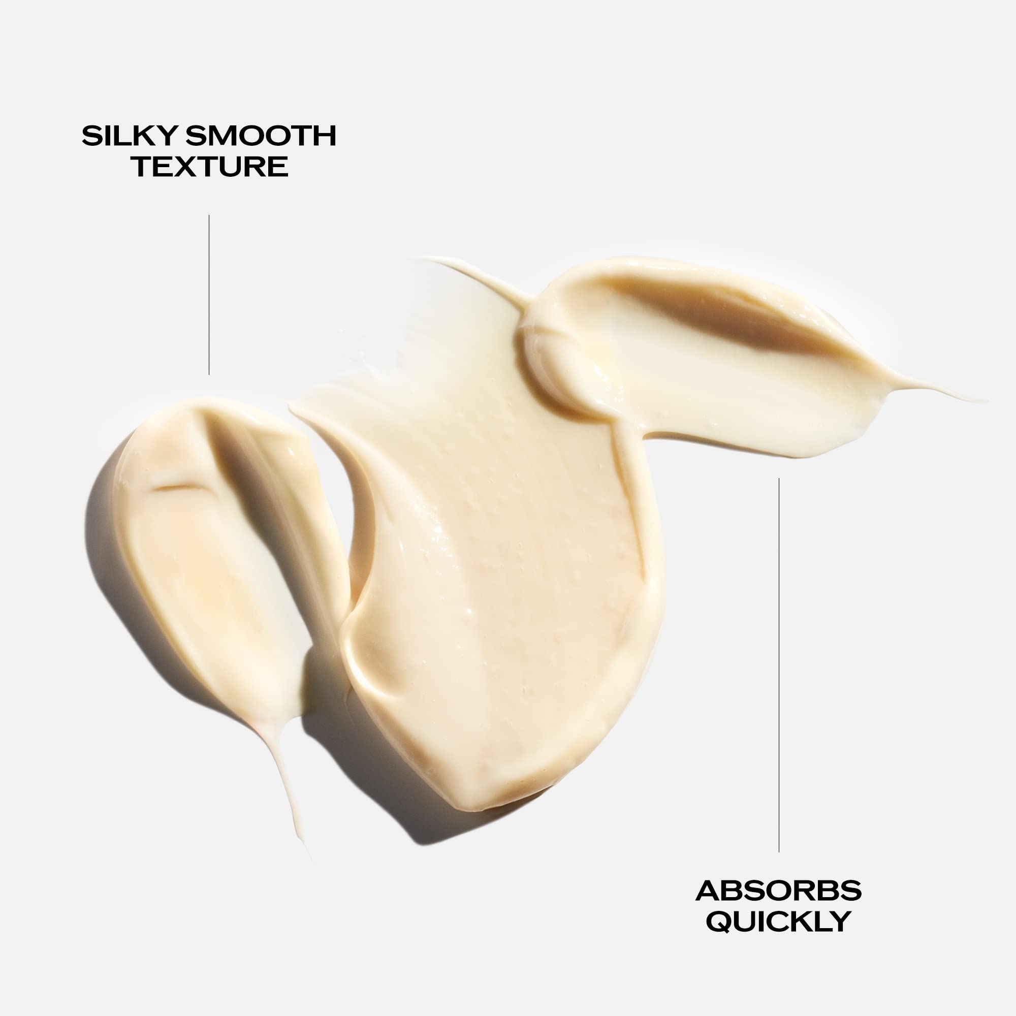Benefiance cream application point shows daily use and smooth dab technique.