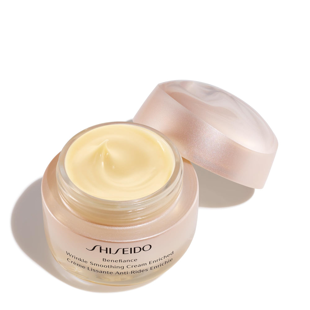 Neck and jawline application with Benefiance cream for even hydration.